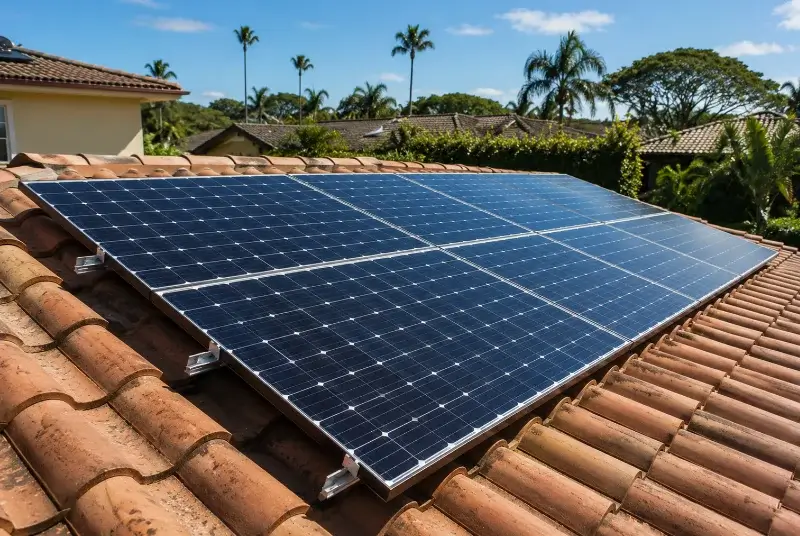 Installation de panneaux solaires à Rocheservière